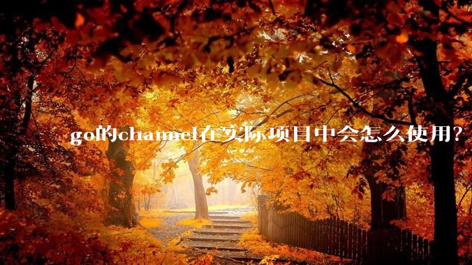 go的channel在实际项目中会怎么使用？